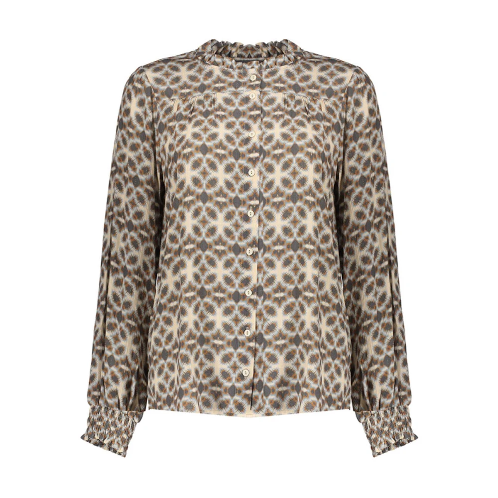 Geisha Elegante Blouse met Lange Mouwen Multicolor Dames