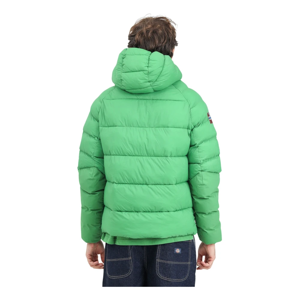 Napapijri Groene Gewatteerde Jas Mannen Winter Green Heren