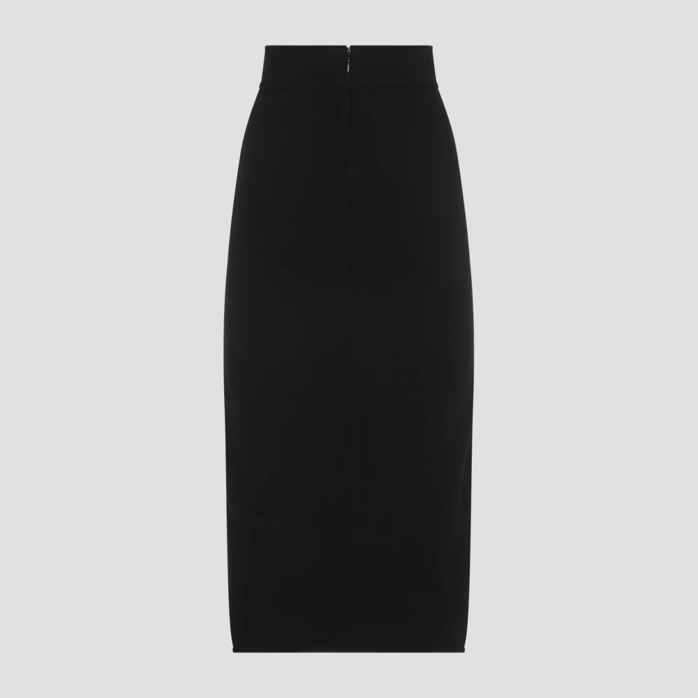 Dolce & Gabbana Zwarte Mini Rok Black Dames