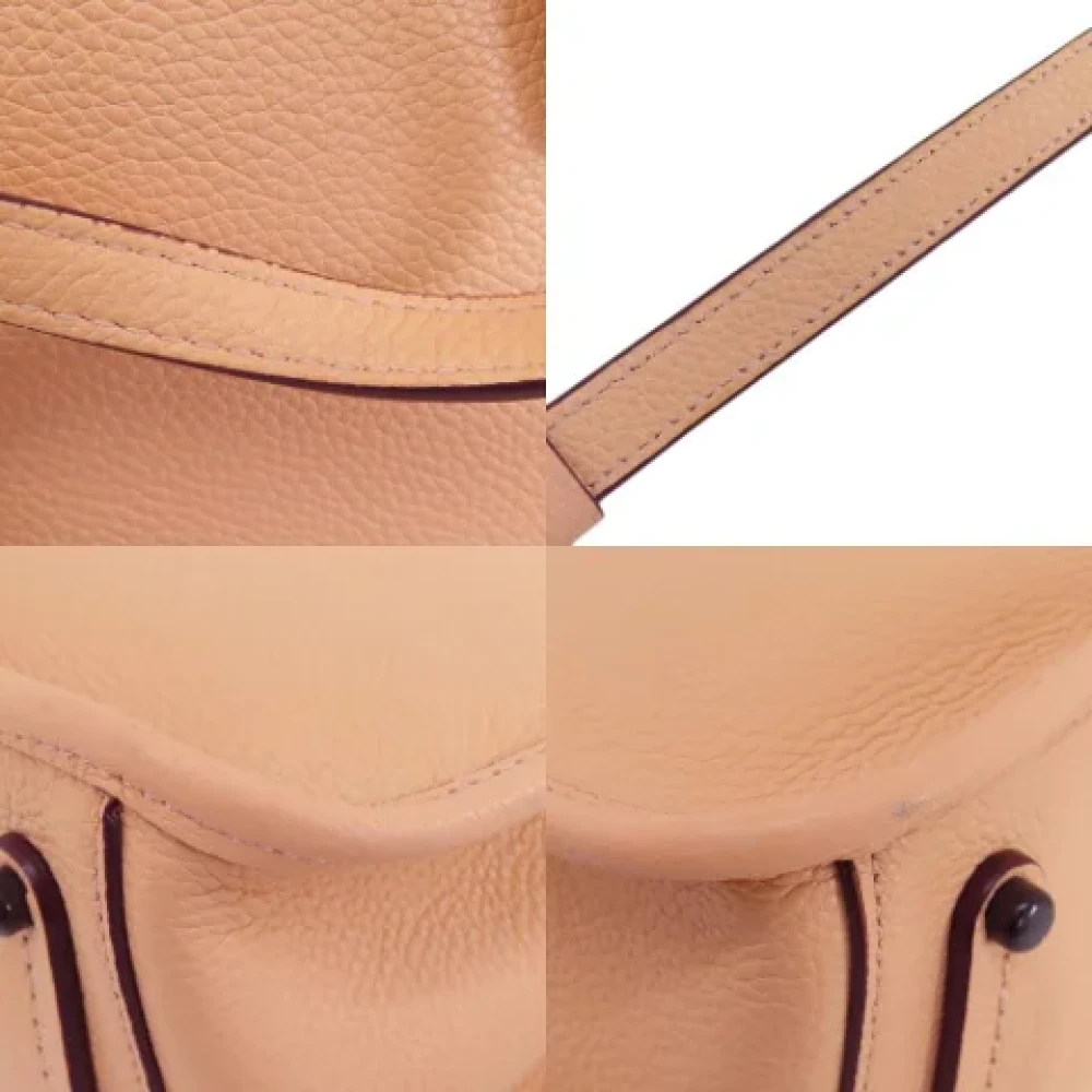 Coach Pre-owned Leather handbags Pink Dames