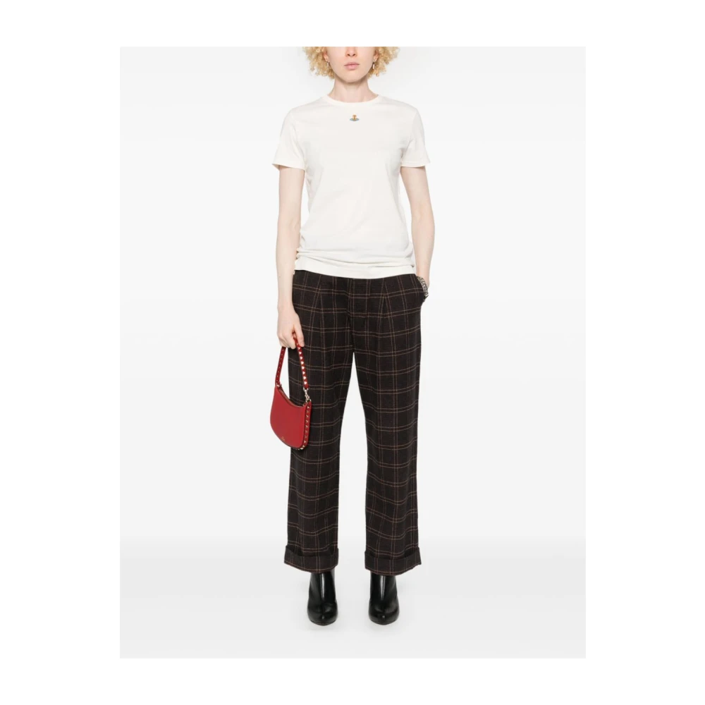 Vivienne Westwood Witte Orb Logo T-shirts en Polo's White Dames