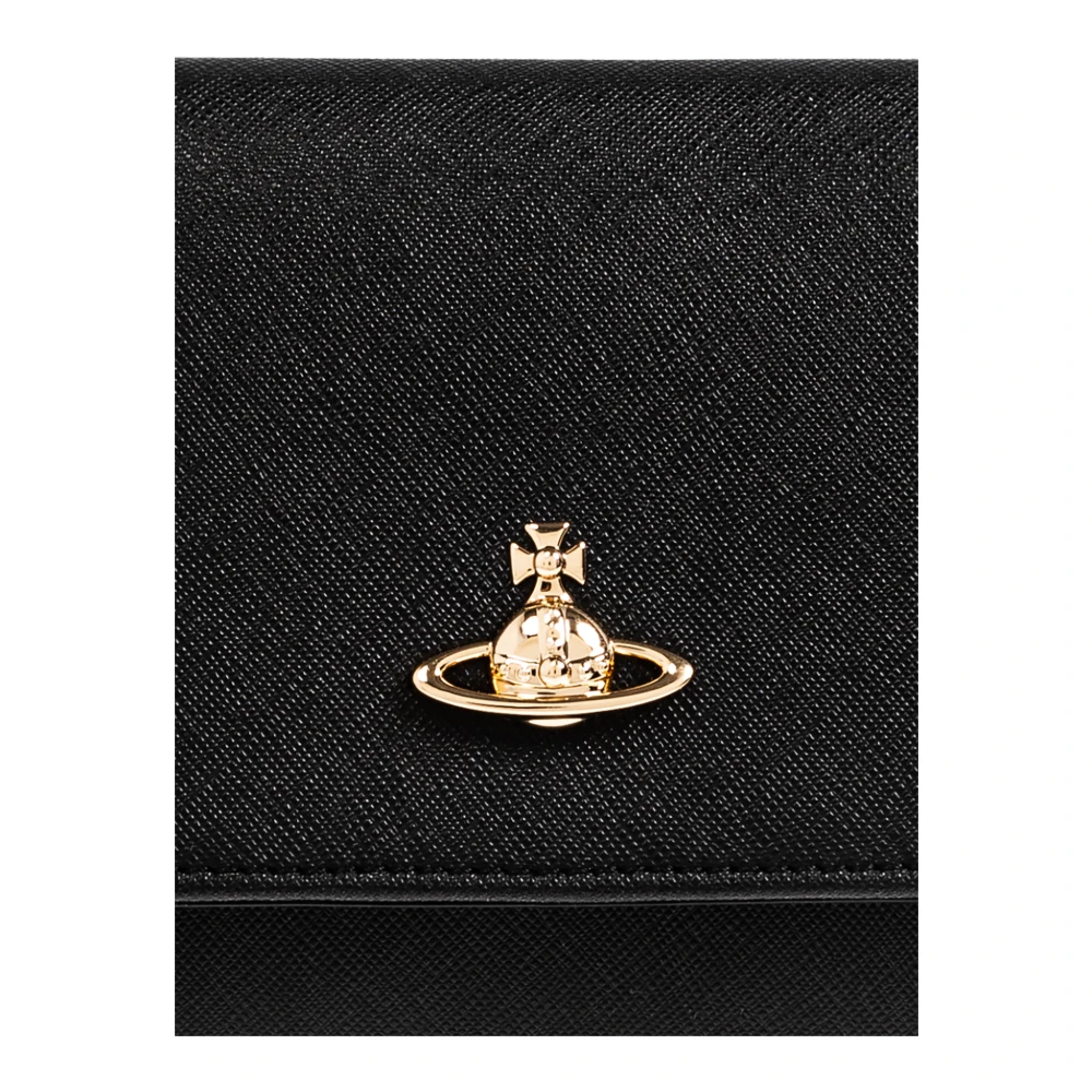 Vivienne Westwood Clutch met logo Black Dames