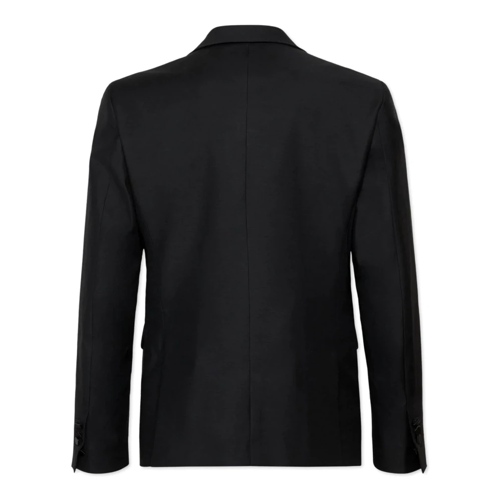 Dsquared2 Zwarte zijden en wollen avondjurk Black Heren