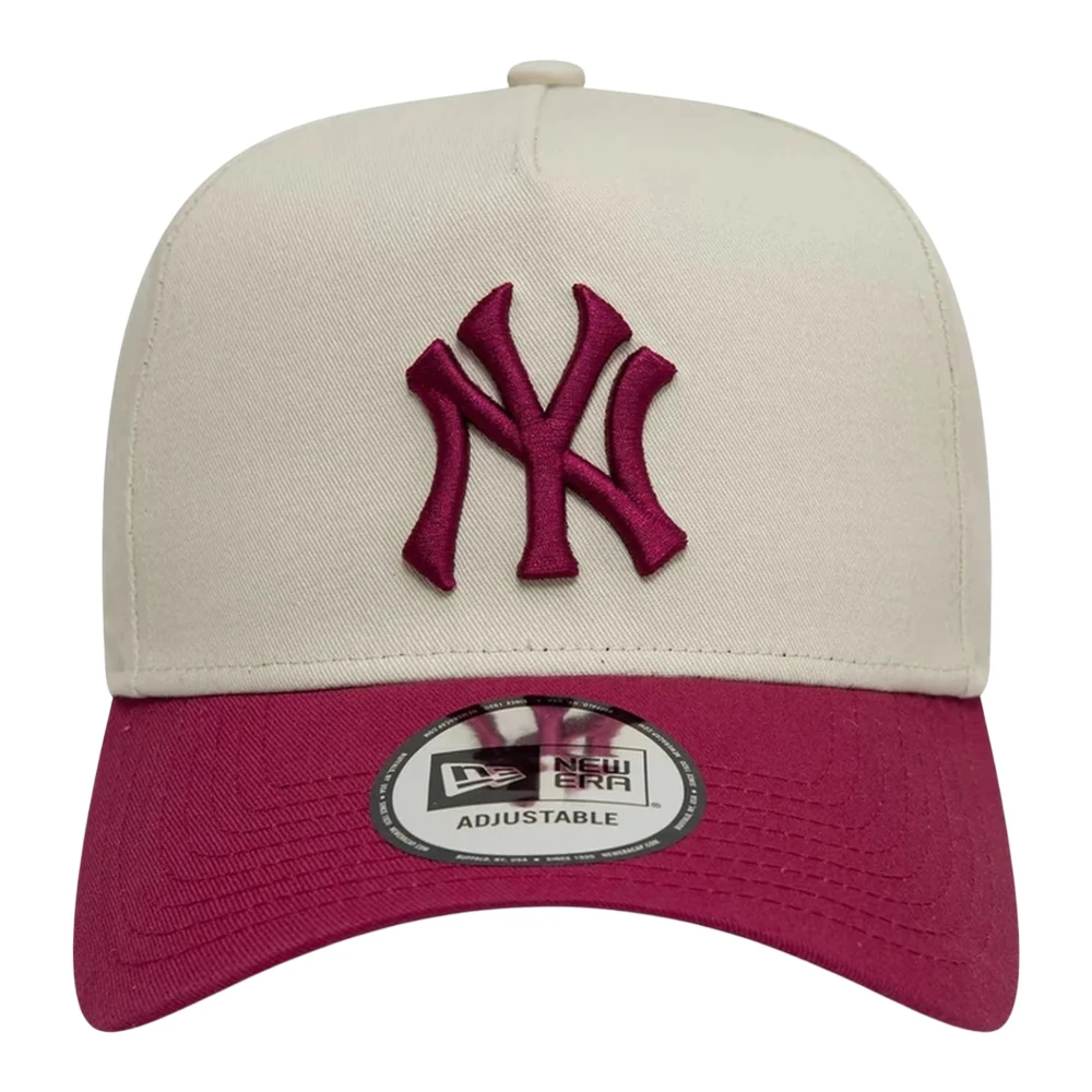 new era Beige Yankees Patch Pet Multicolor Heren