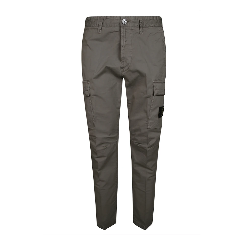 Stone Island Moderne Tapered Broek Gray Heren