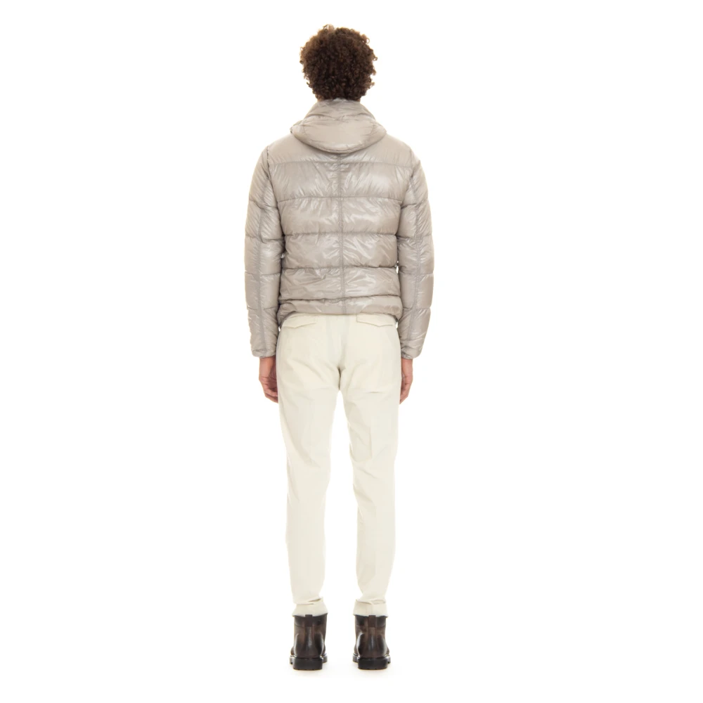 Herno Puffer Jacket Licht Warm Comfortabel Beige Heren
