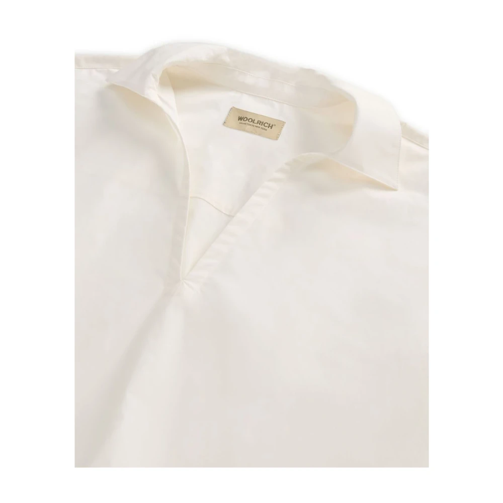 Woolrich Crème Overhemden voor Mannen Beige Dames