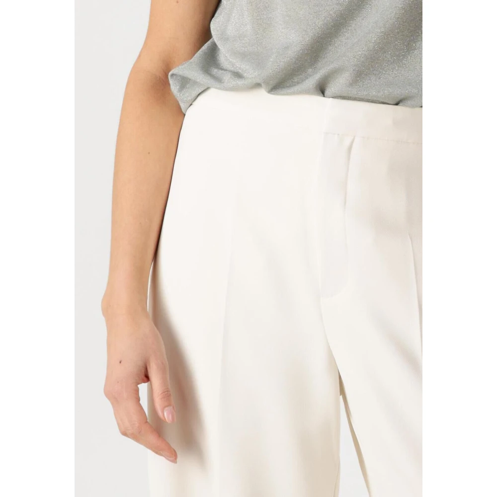 MOS MOSH Elegante Leya Miley Broek in Ecru Beige Dames