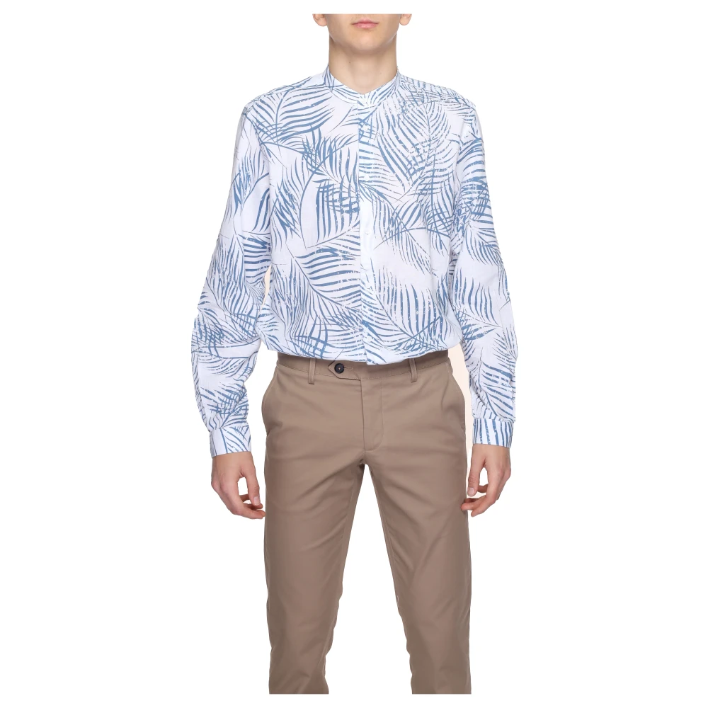 Antony Morato Trendy Bedrukt Katoenen Overhemd Multicolor Heren