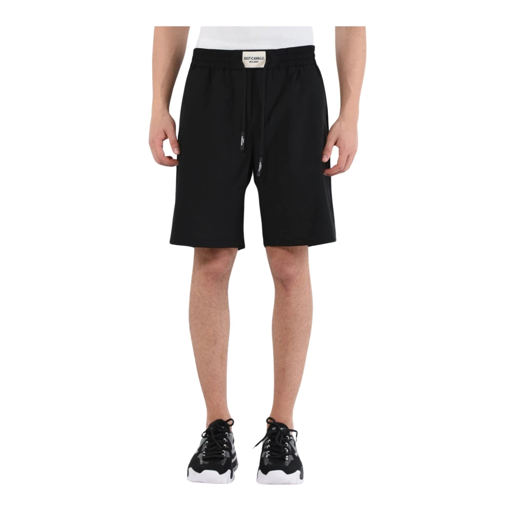 Just Cavalli Casual Shorts Black Heren