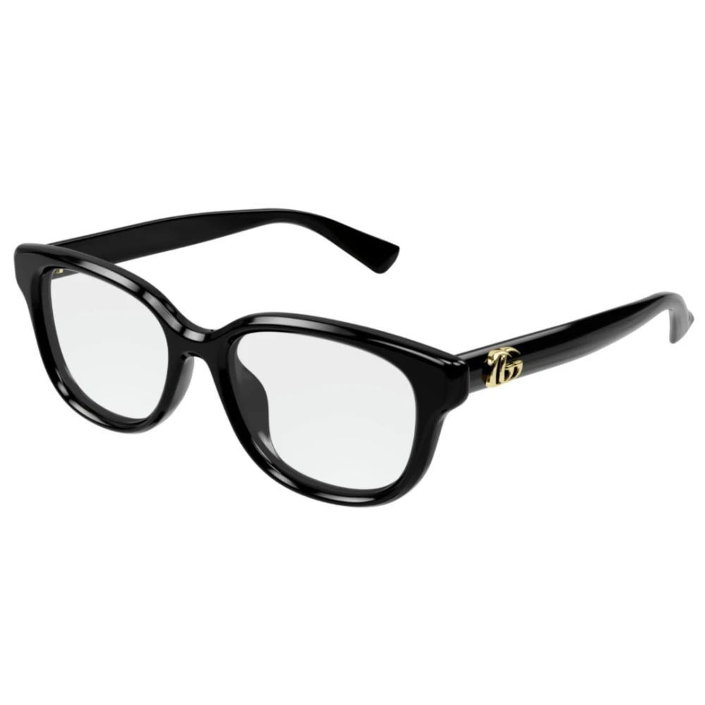 Gucci Unisex Black Glasses, 52 Mm, Squared Optical Frame