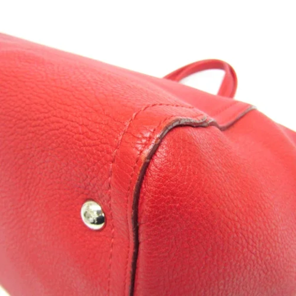 Salvatore Ferragamo Pre-owned Leather totes Red Dames