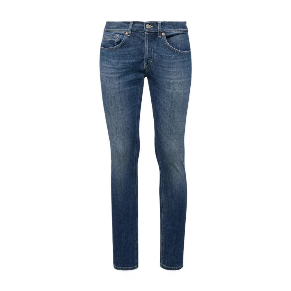 Dondup Slim Fit Blauwe Denim Jeans Blue Heren