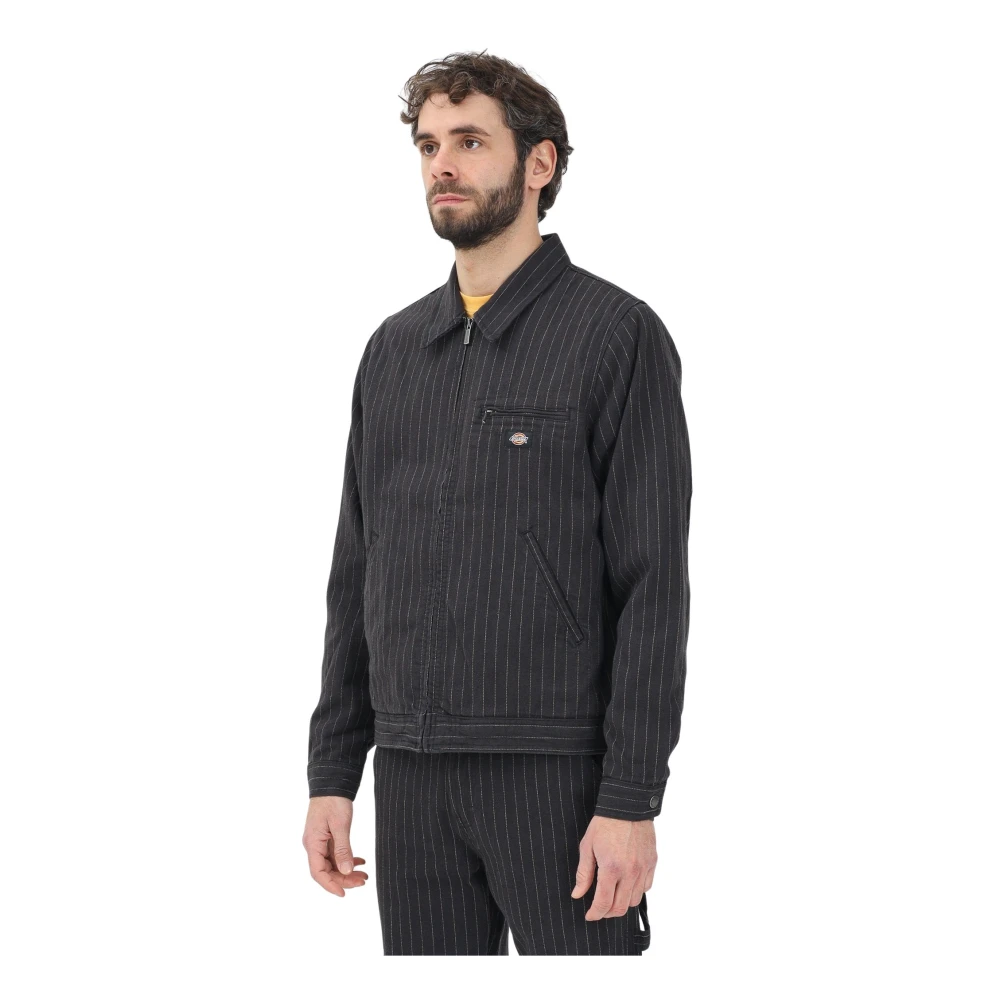 Dickies Zwarte Denim Painter Service Jas Black Heren