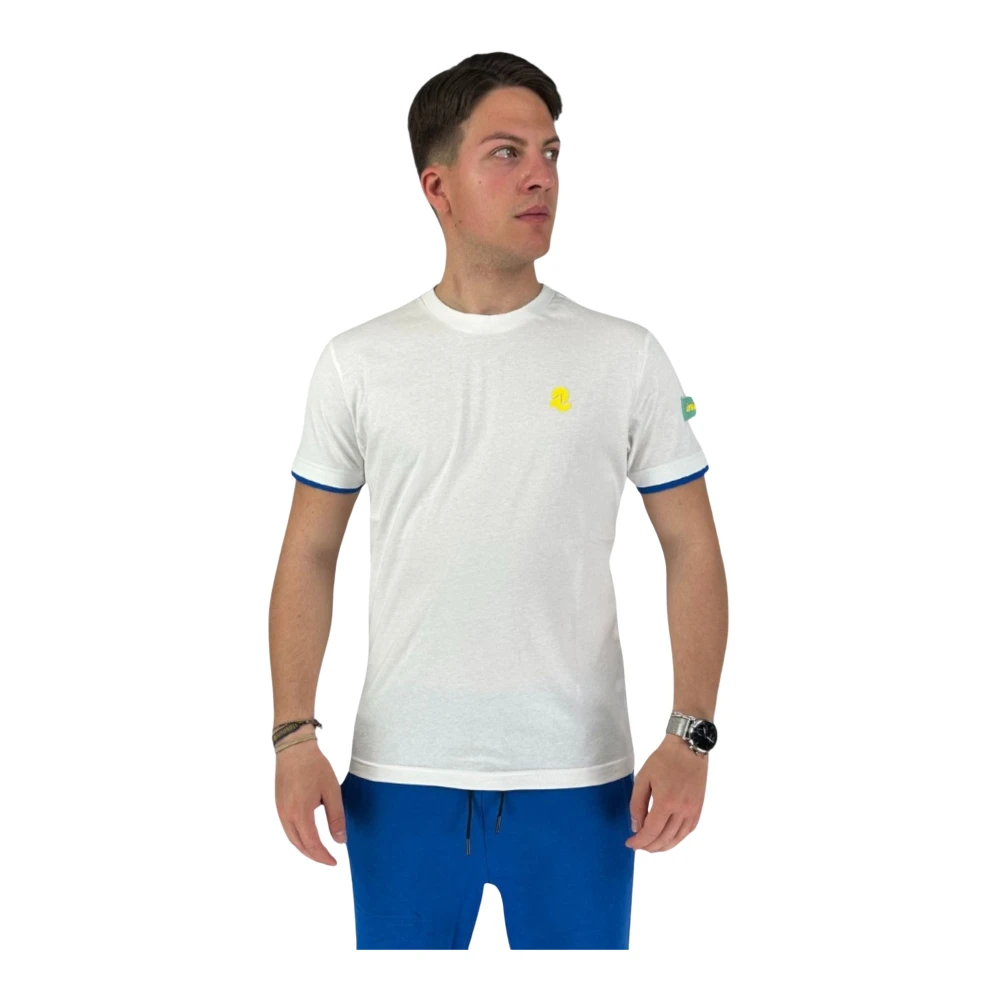 Invicta Korte Mouw T-shirt White Heren