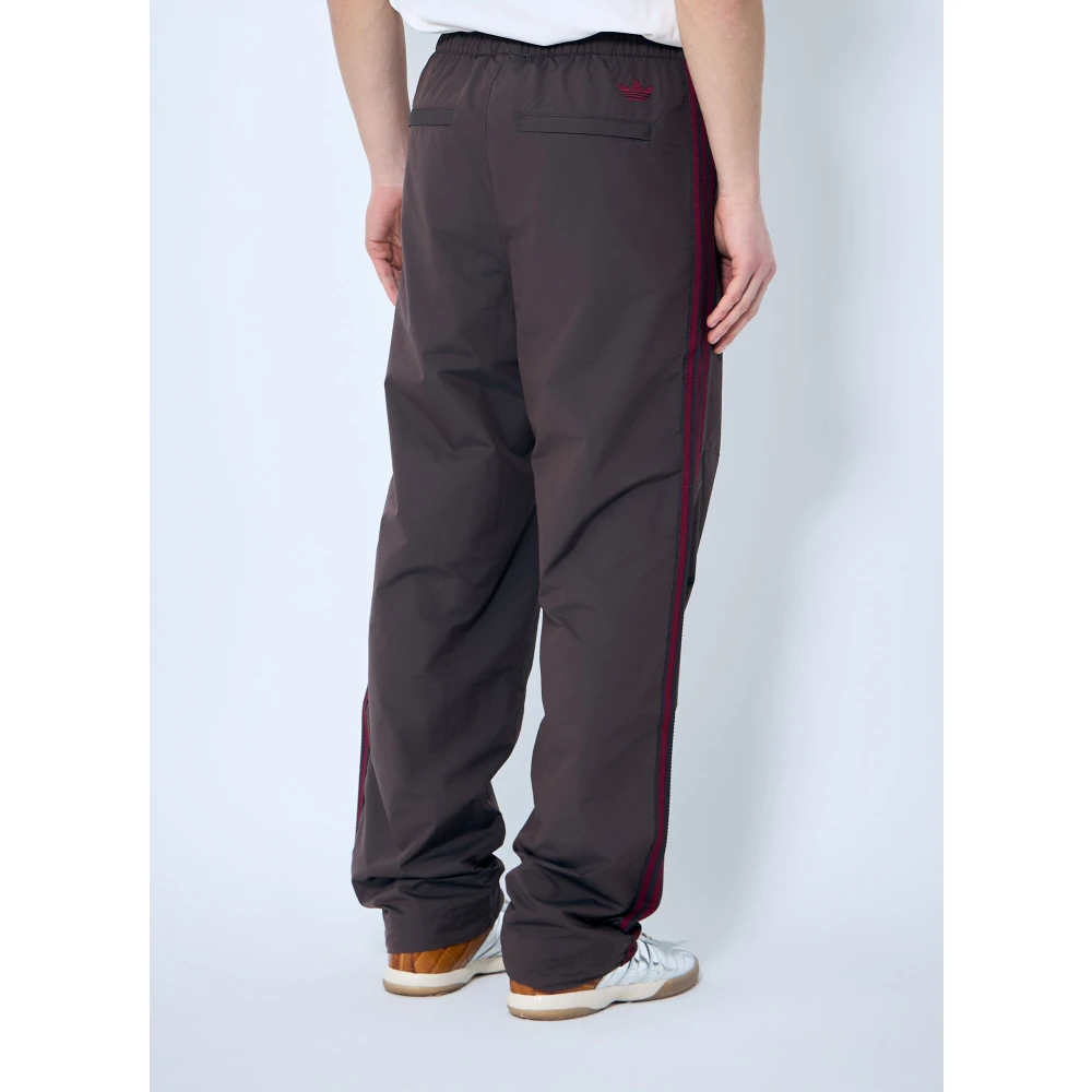 Adidas Logo Motif Track Pants Brown Heren