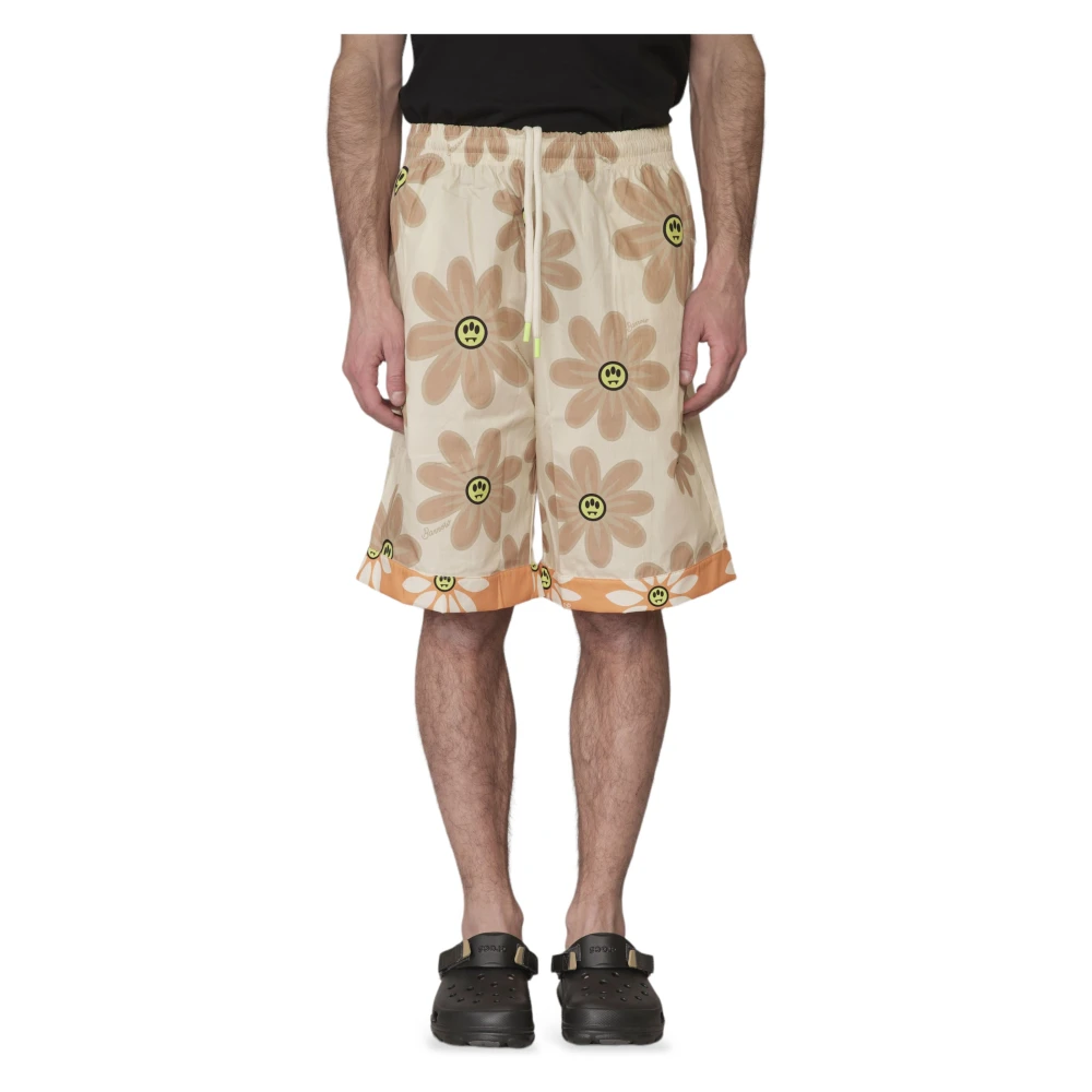 Barrow Bloemenprint Shorts Multicolor Heren