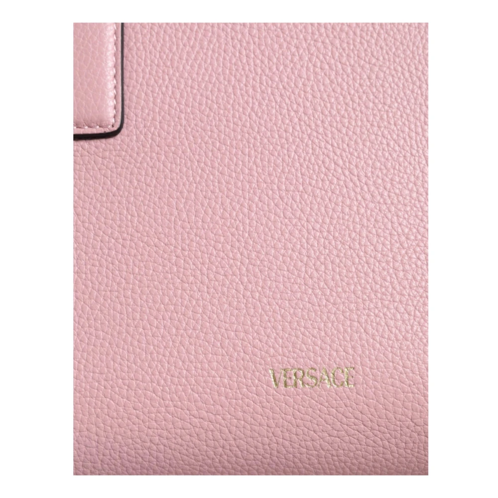 Versace Korrelig Leren Crossbody Tas in Roze Pink Dames