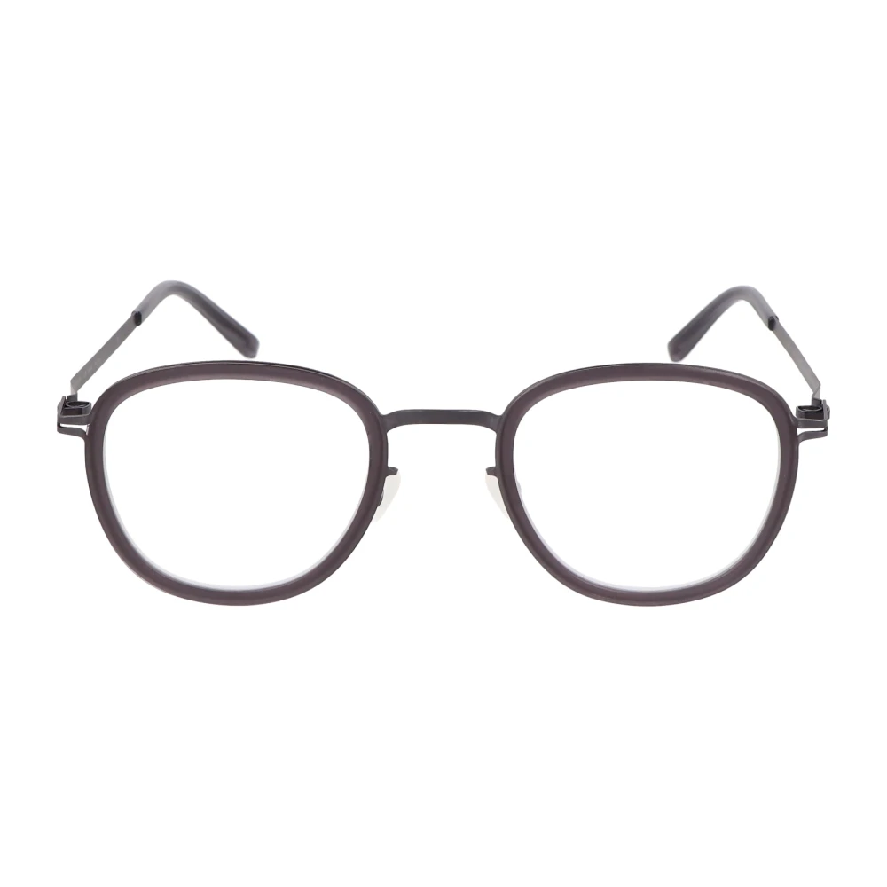 Mykita Moderne ronde metalen montuurbril Black Unisex