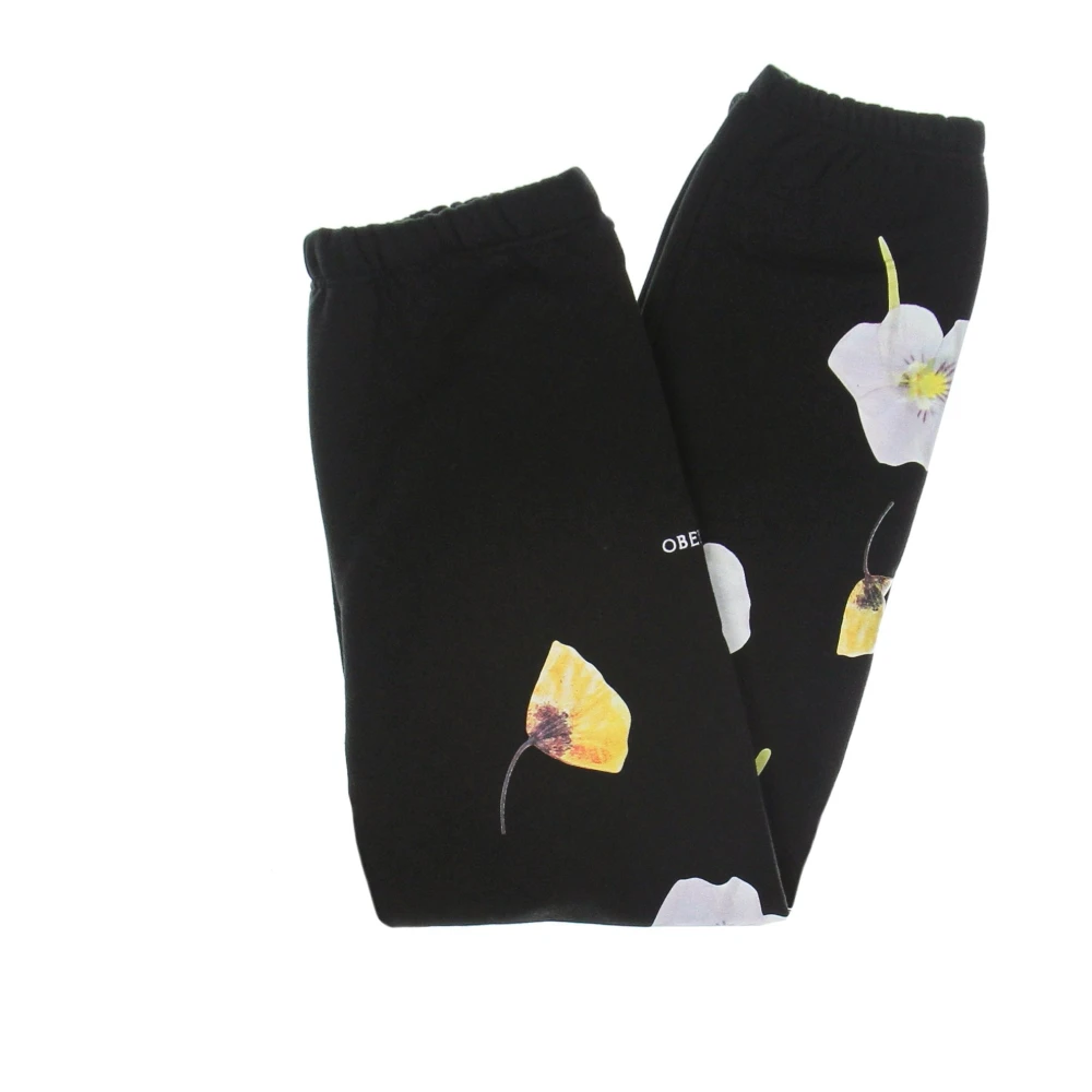 Obey Zwarte Fleece Sweatpant Specialiteit Sweatpant Black Heren