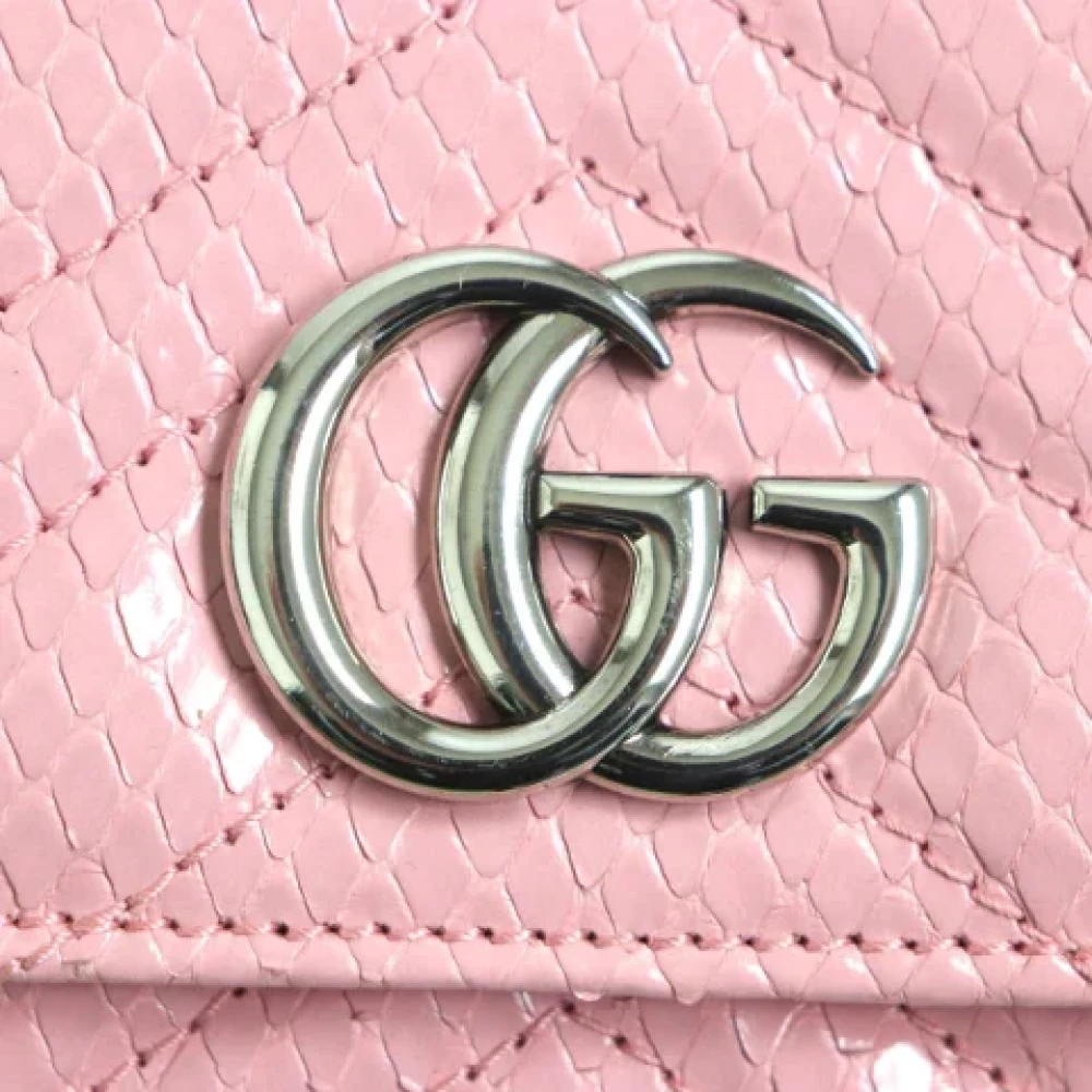 Gucci Vintage Pre-owned Leather wallets Pink Dames
