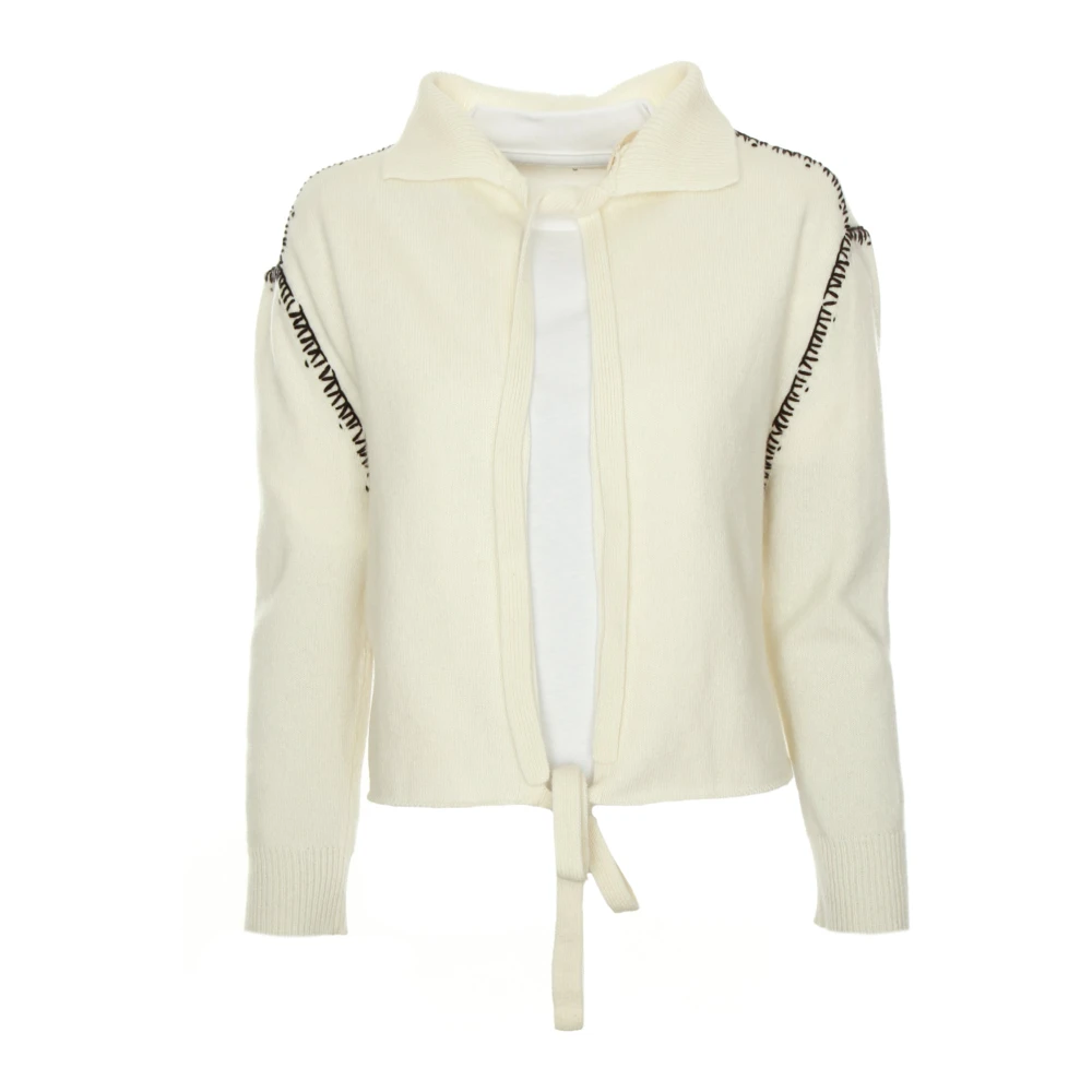 Marni Wollen en Kasjmier Wikkeltrui White Dames