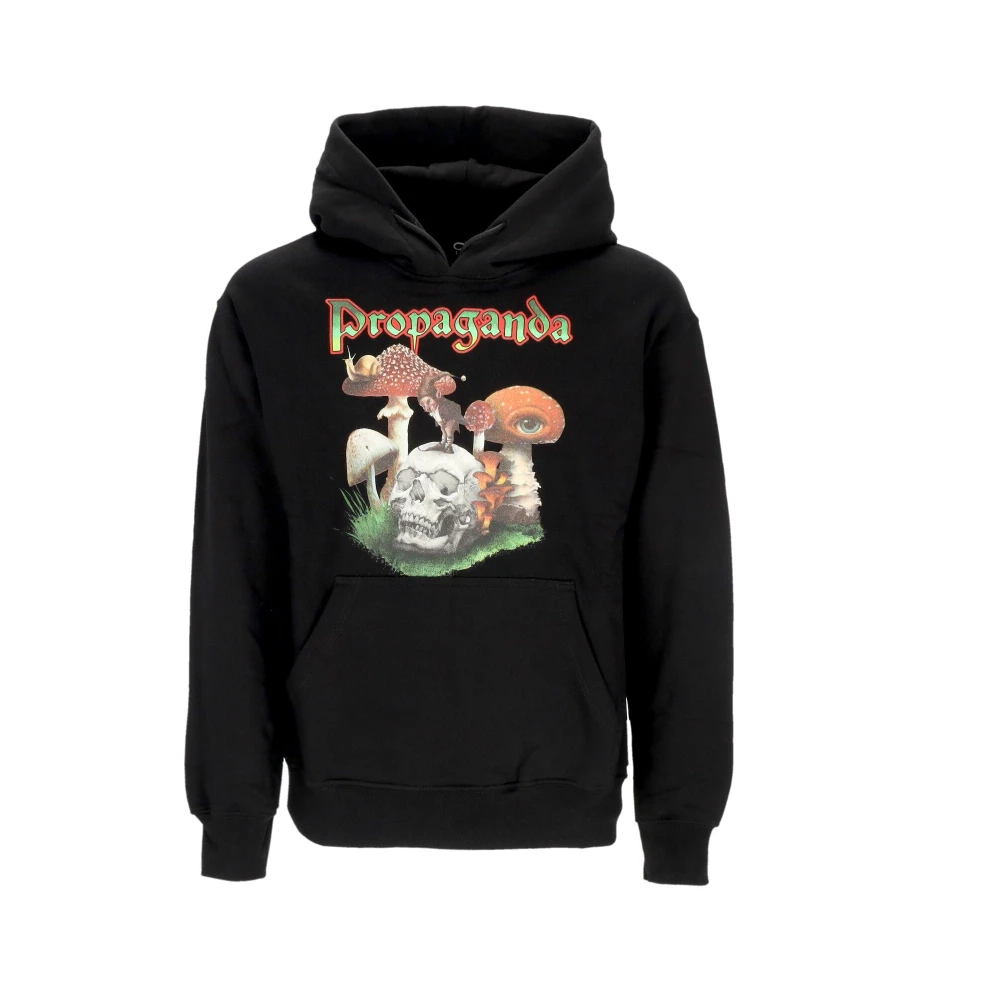 Propaganda Herren Schwarz Sweatshirts & Hoodies, K, Xsgröße: