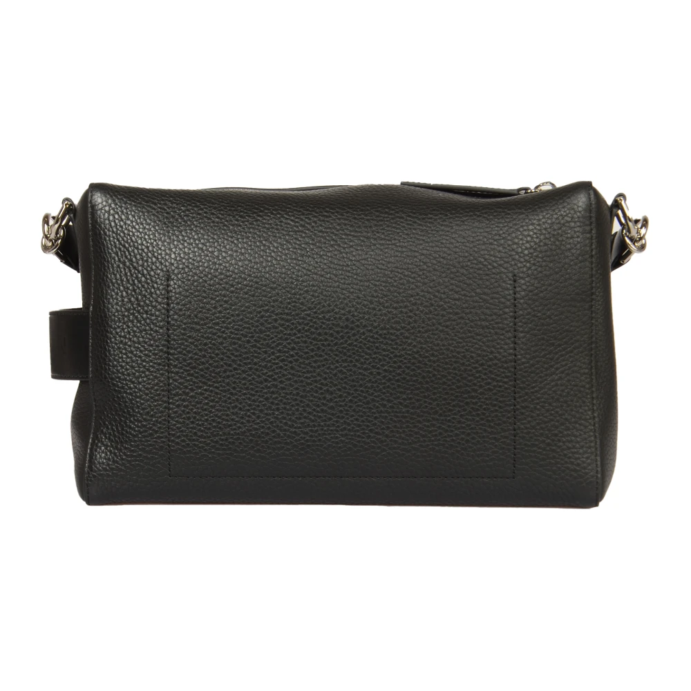 Hogan Zwarte Script Bauletto Tas Black Dames
