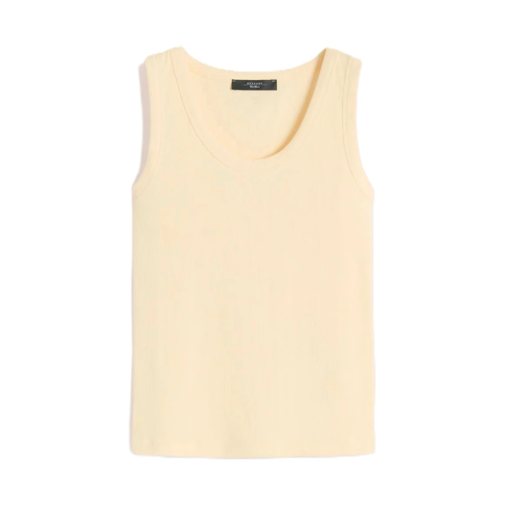 Weekend Max Mara Women's Yellow Wkdmultic Jumper - Sleeveless Tops - S - Tops