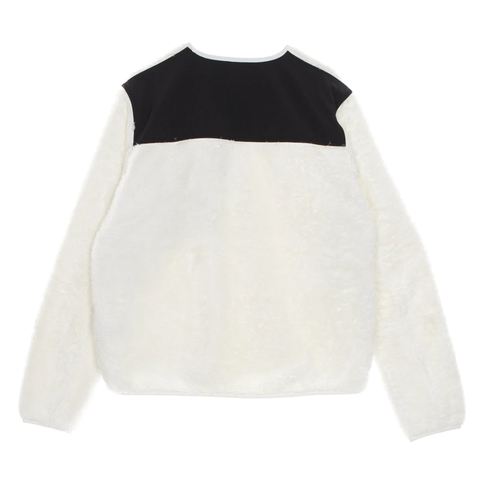 Carhartt WIP Zwarte Crewneck Sweatshirt met ritssluiting zak White Dames