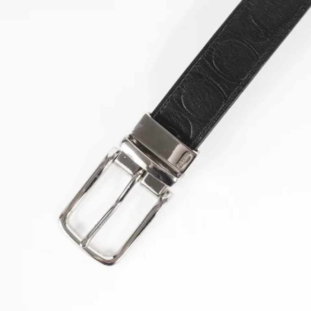 Coach Pre-owned Leather belts Black Heren