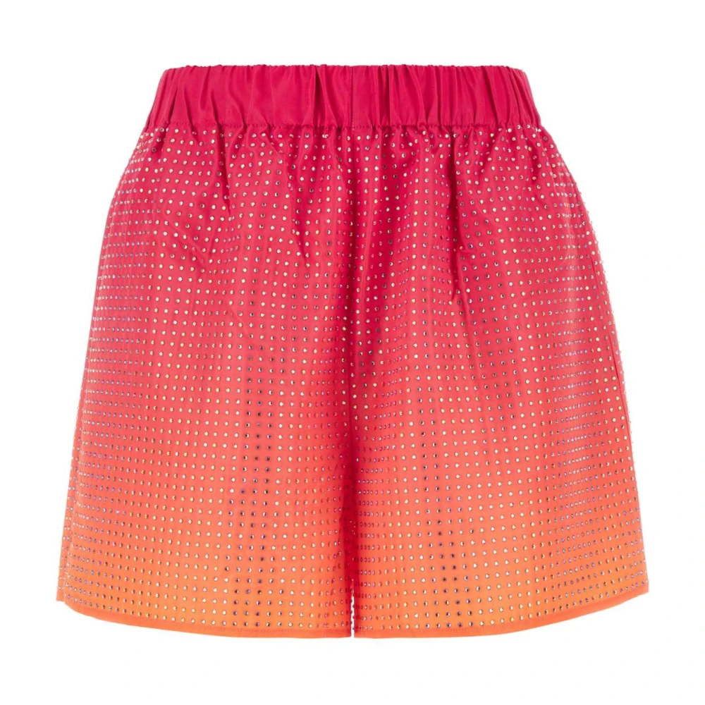 Self Portrait Versierde taffeta shorts Multicolor Dames