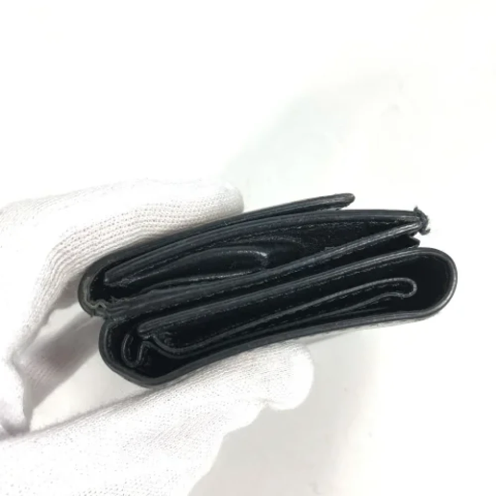Fendi Vintage Pre-owned Leather wallets Black Dames