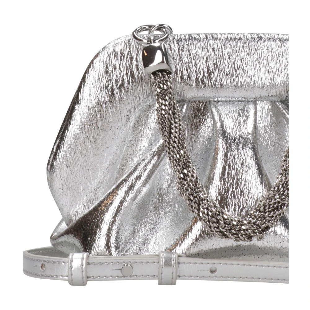 THEMOIRè Elegante Zilveren Palmkoppelingstas Gray Dames