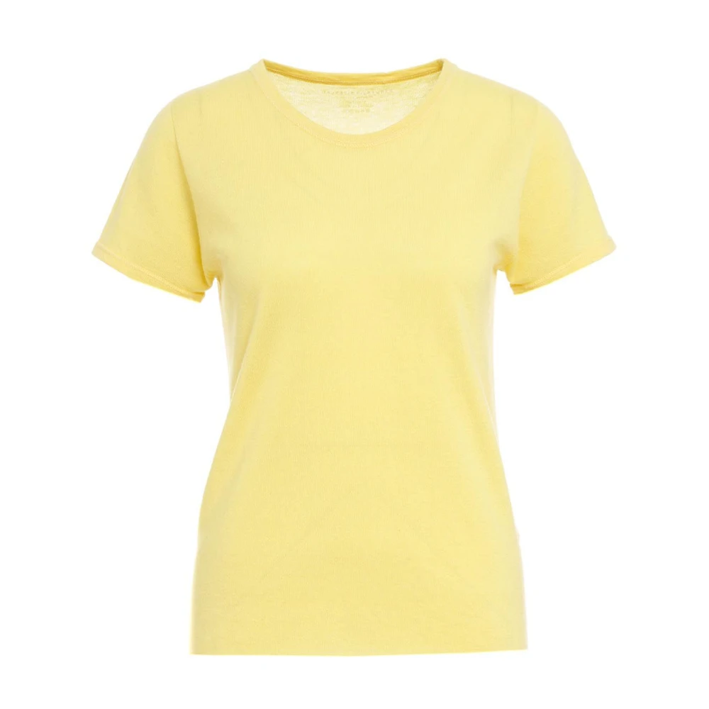 Majestic filatures Gele T-shirt voor vrouwen Yellow Dames