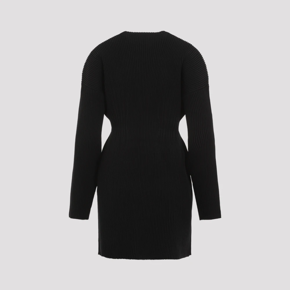 Balenciaga Zwarte Zandloper Jurk Dameskleding Black Dames