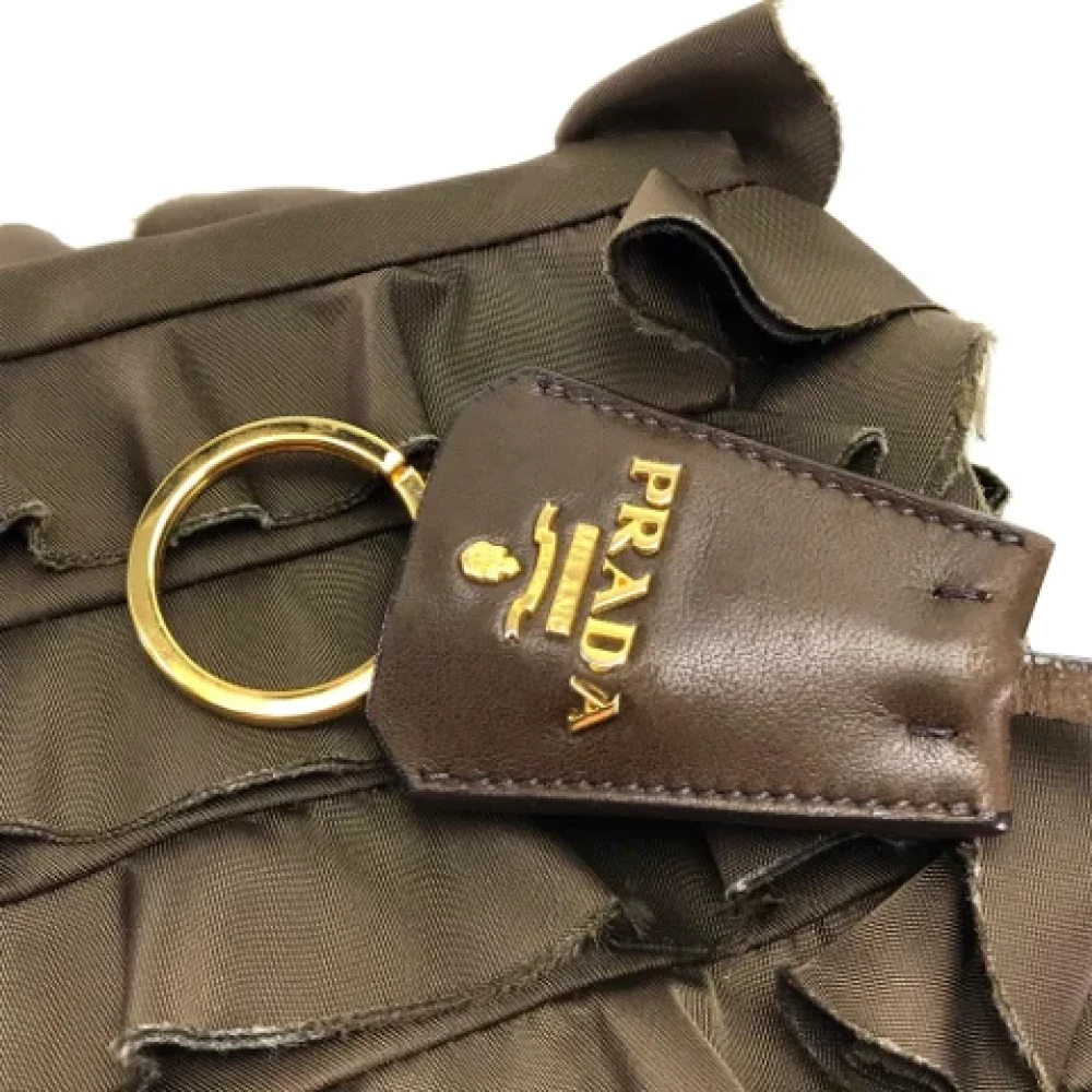 Prada Vintage Pre-owned Fabric prada-bags Brown Dames