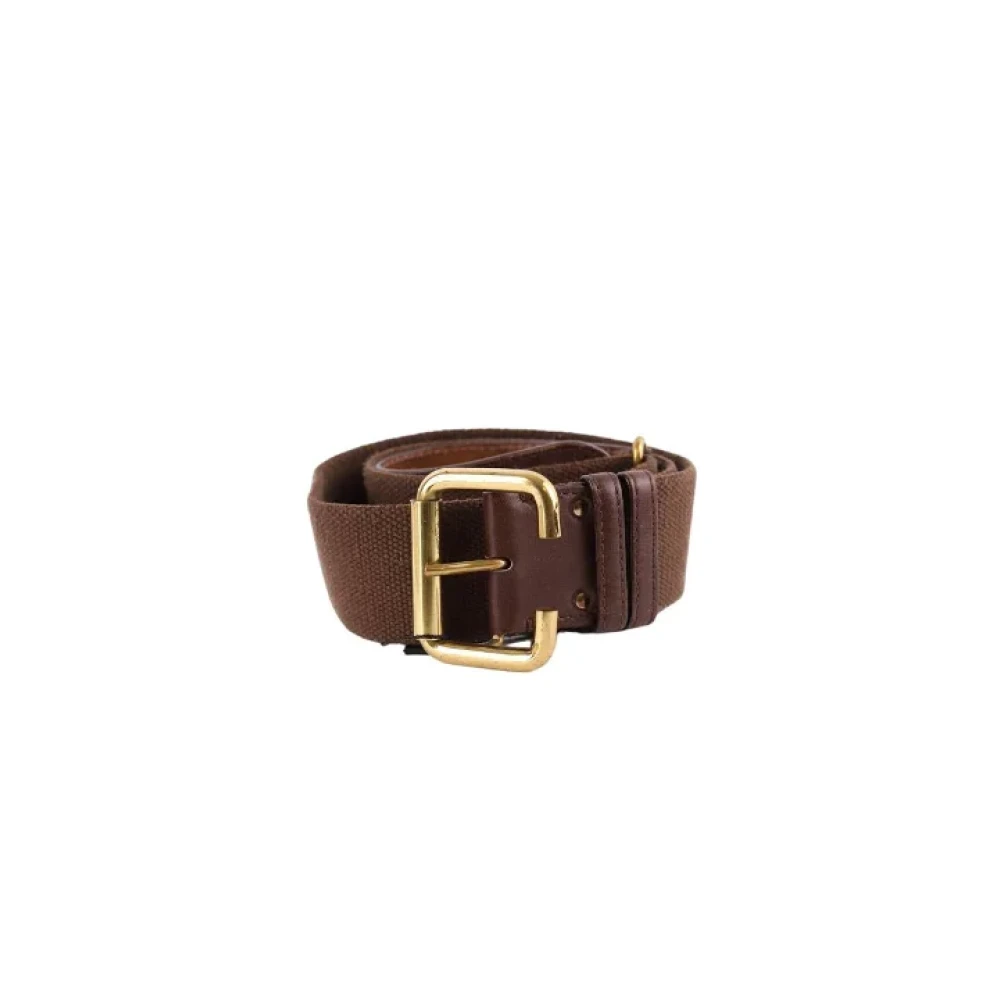 Chloé Pre-owned Leather belts Brown Dames