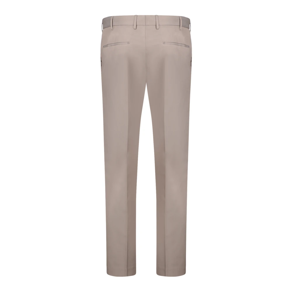 PT Torino Wollen broek met ritssluiting Beige Heren