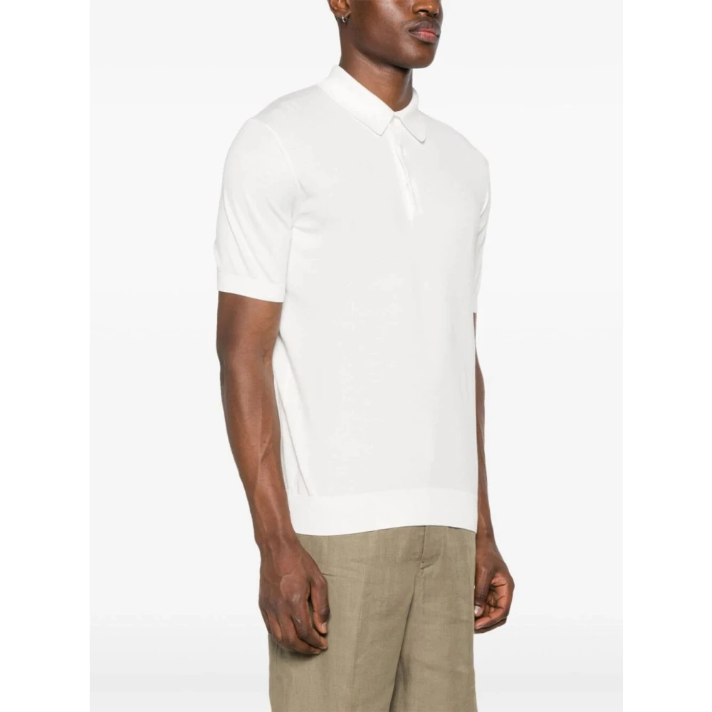 Ermenegildo Zegna 001C Polo Shirt White Heren