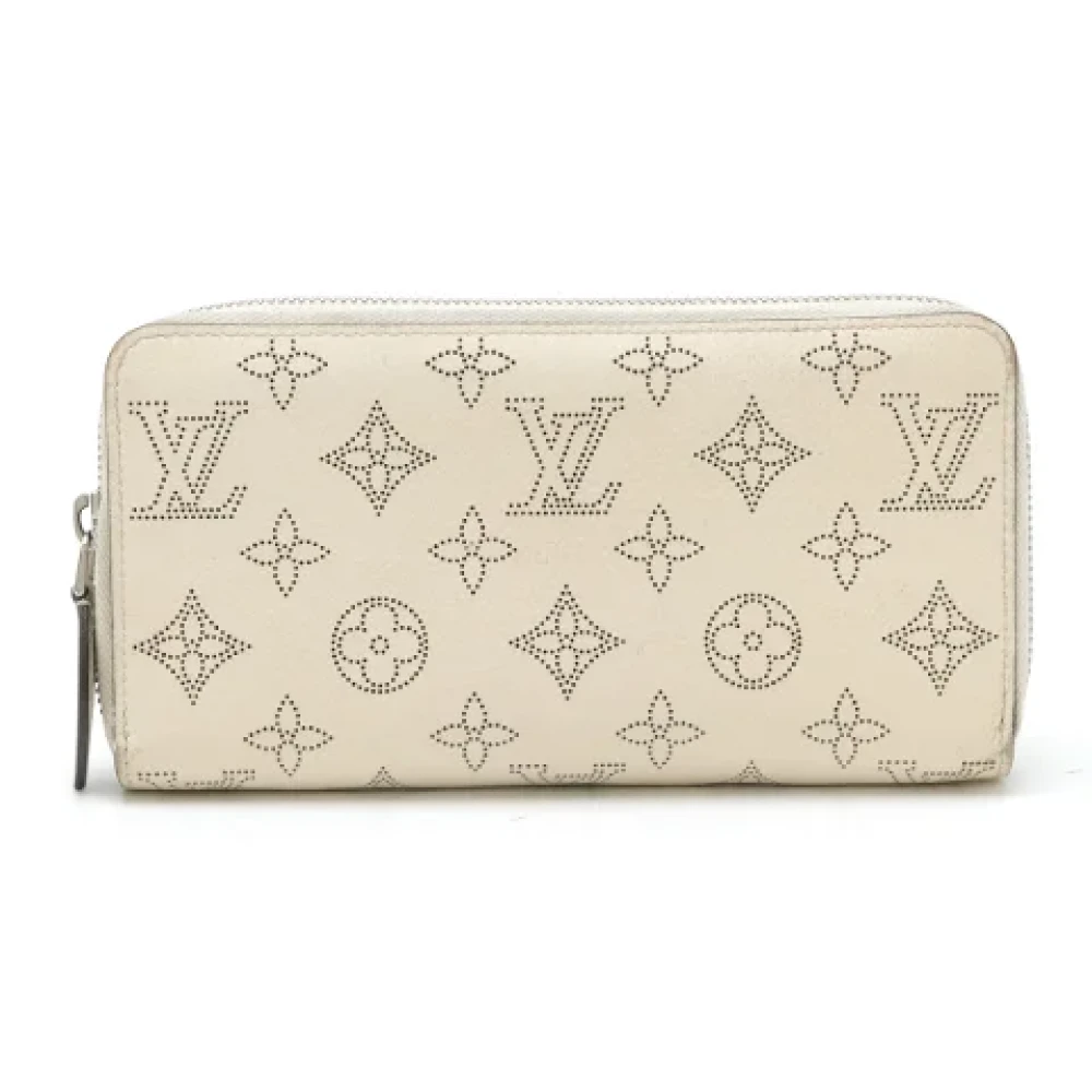 Louis Vuitton Vintage Pre-owned Leather wallets White Dames