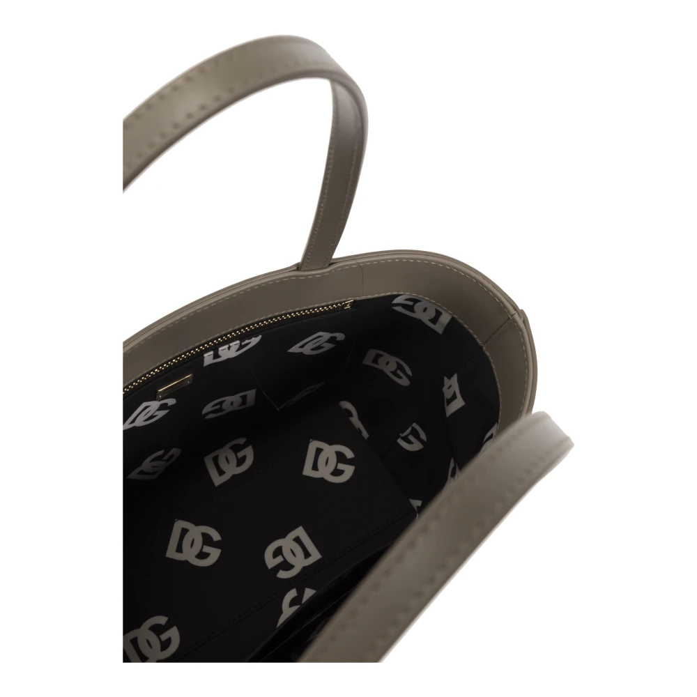 Dolce & Gabbana DG Logo Kleine tote tas Gray Dames