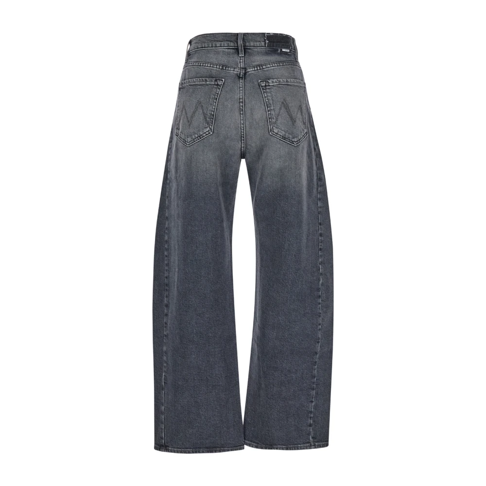 Mother Grijze Half Pipe Flood Jeans Gray Dames