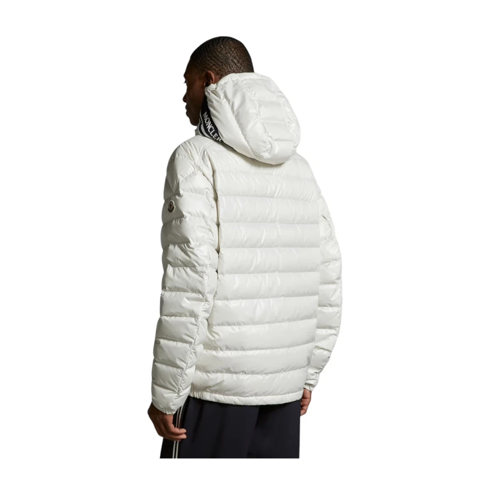 Moncler Korte Donsjas White Heren
