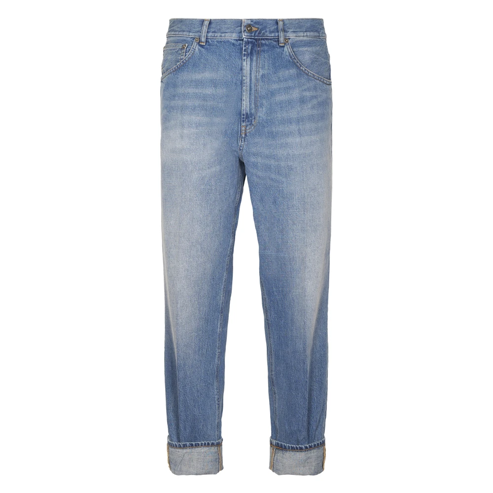 Dondup Herr Blå Jeans W33, Slim-Fit Jeans
