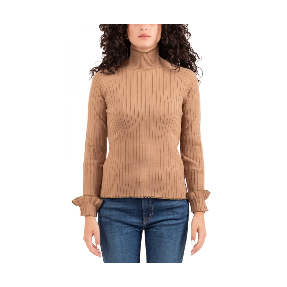 Luckylu Damesmode Top Brown Dames
