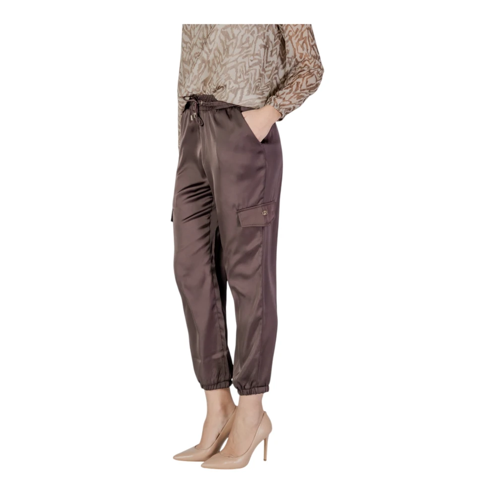 Liu Jo Lente Zomer Dames Regular Polyester Broeken Brown Dames
