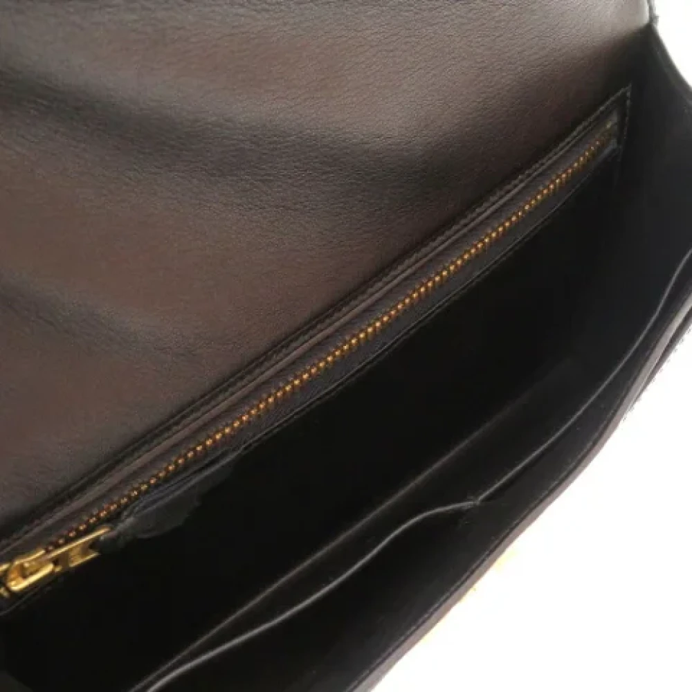 Hermès Vintage Pre-owned Fabric clutches Brown Dames