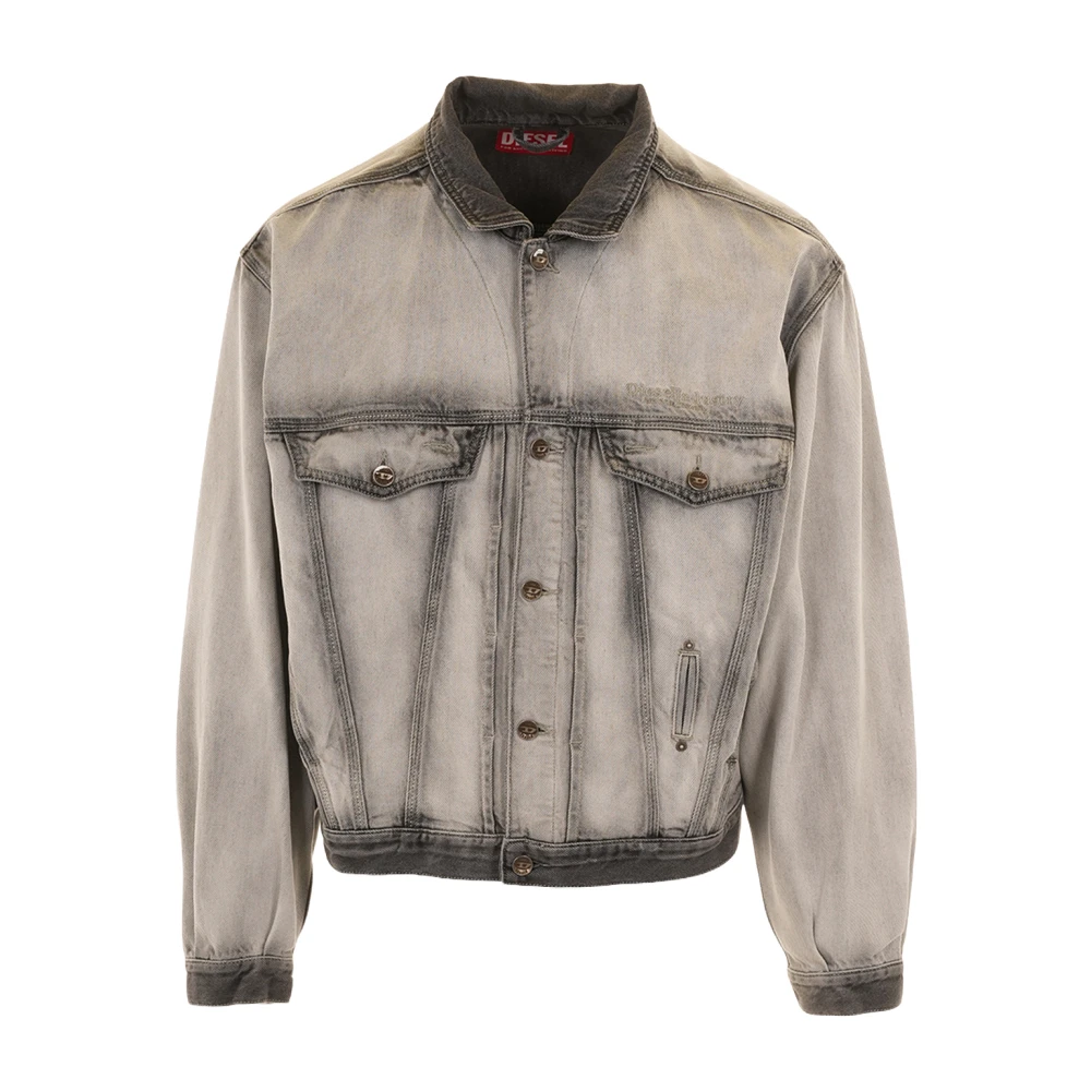 Diesel Uomo Nero Giacche, L, New,