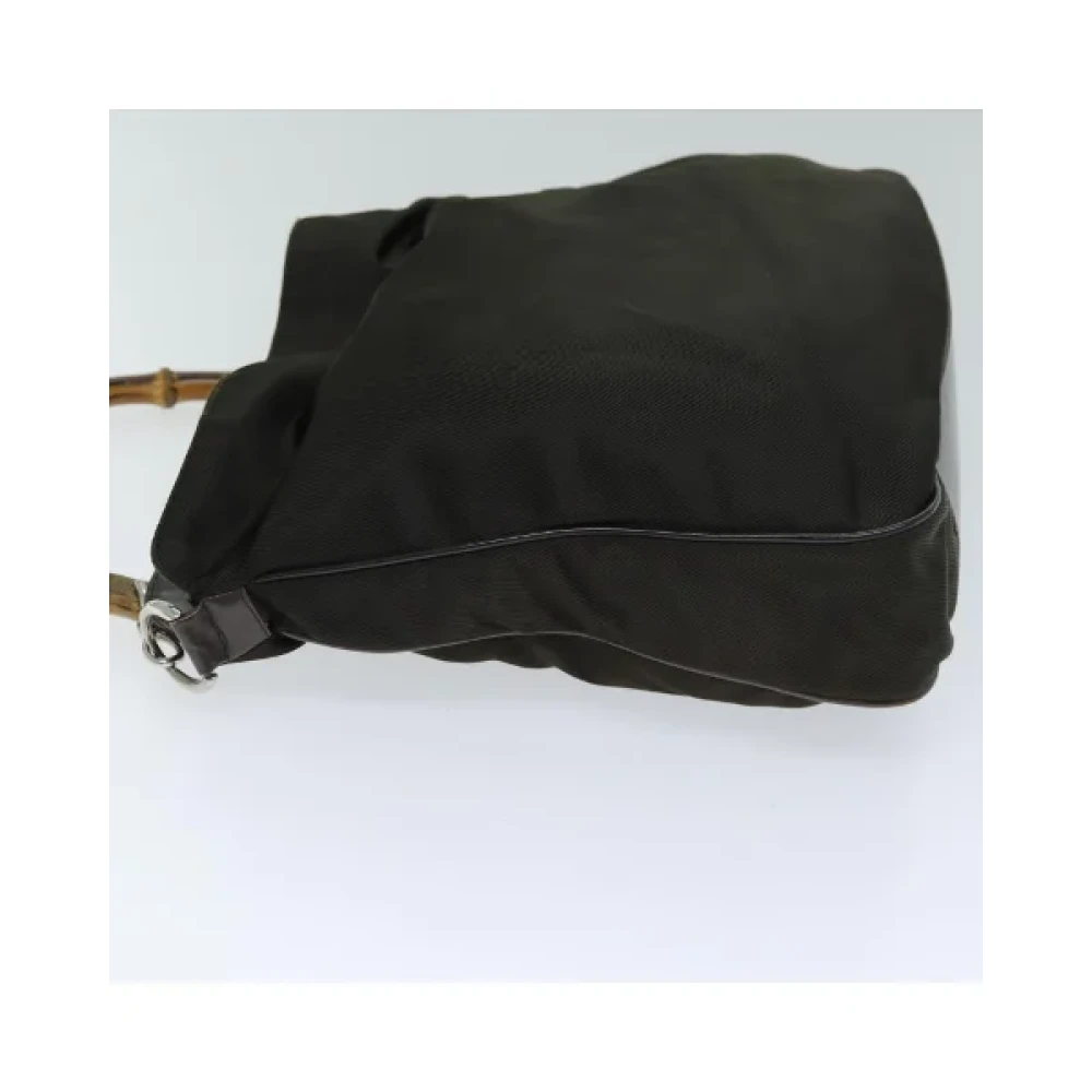 Gucci Vintage Pre-owned Nylon gucci-bags Green Dames